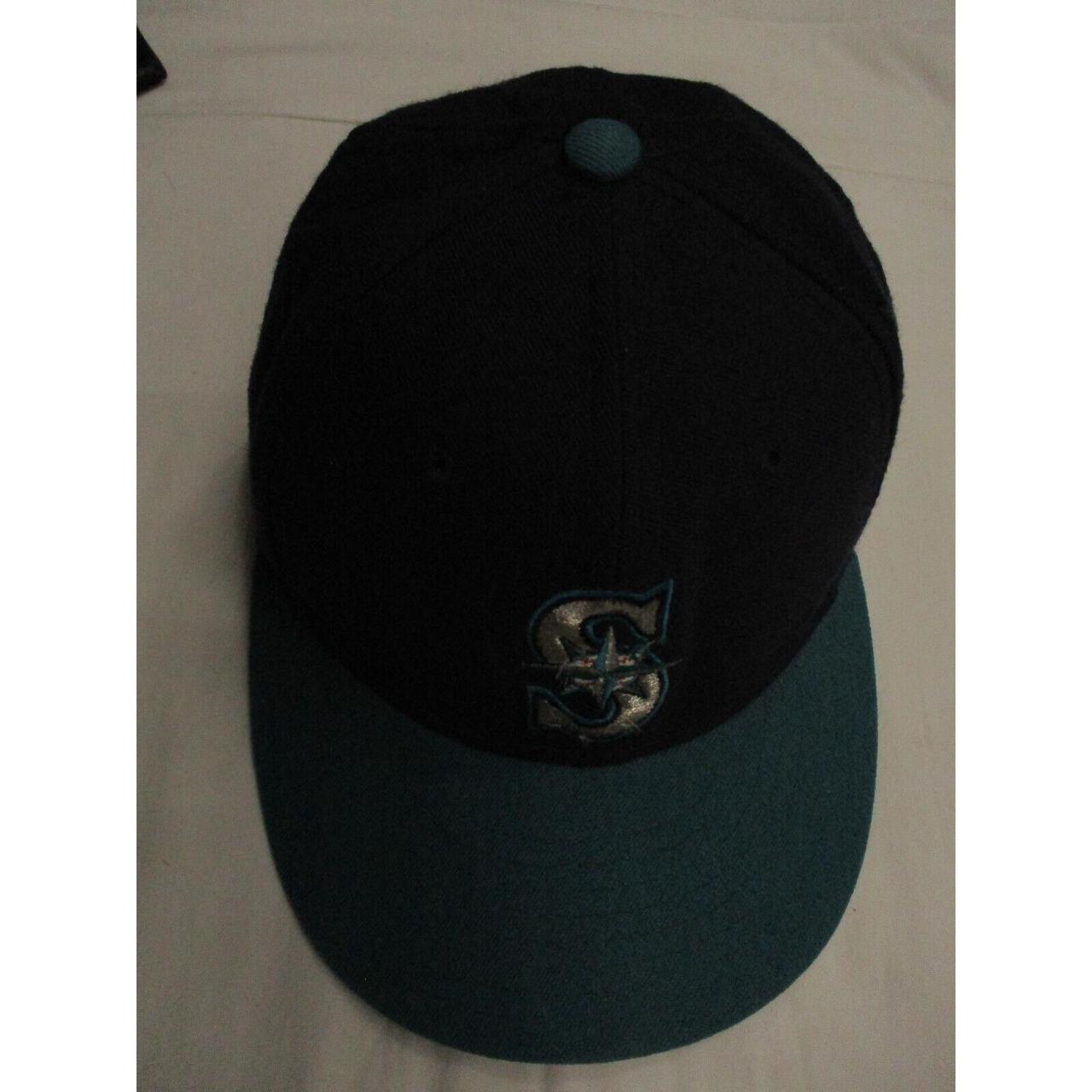 Vintage Seattle Mariners New Era Fitted Hat Size 7 1/8 Made in USA