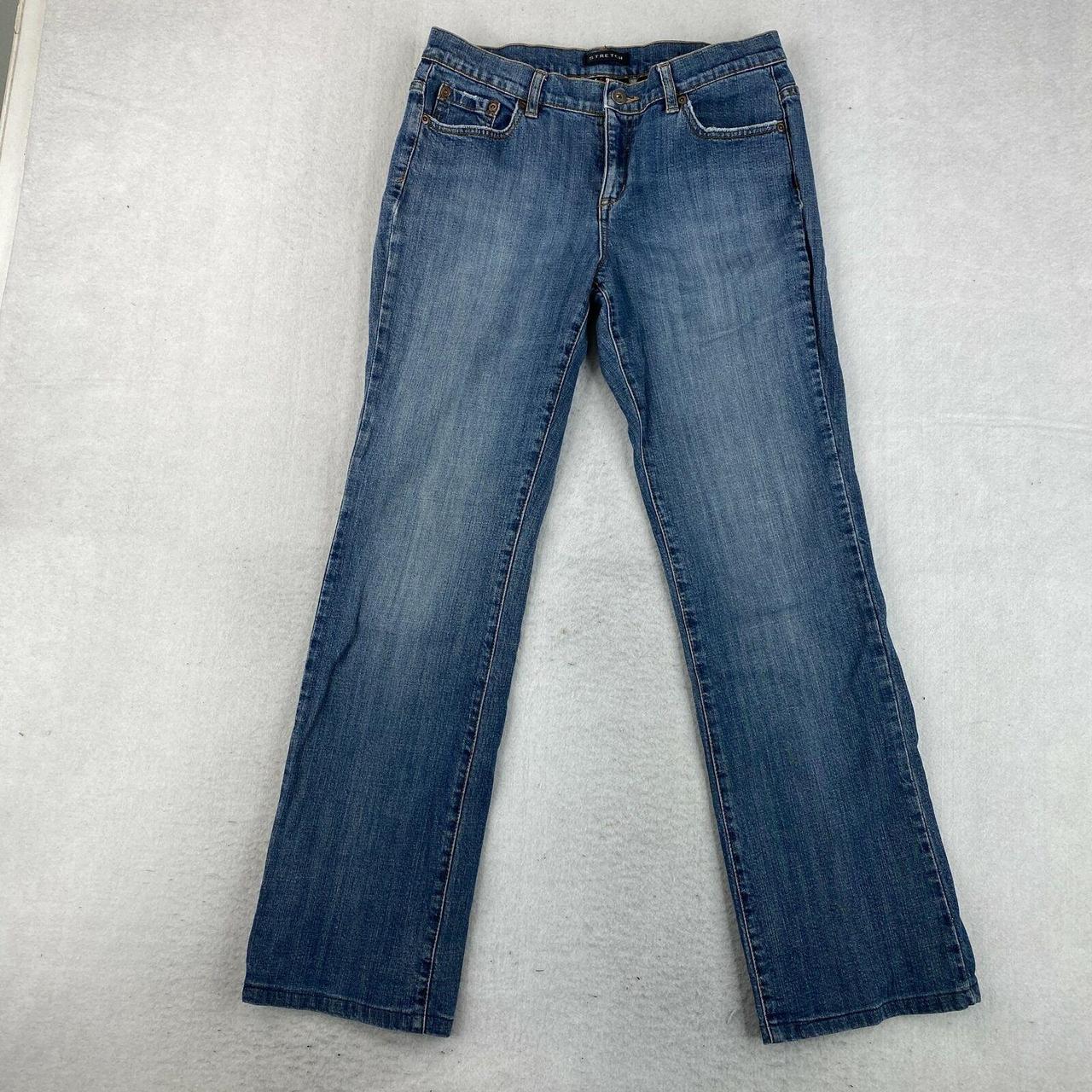 Axcess Stretch Bootcut Denim Jeans Women's 8 Blue... - Depop