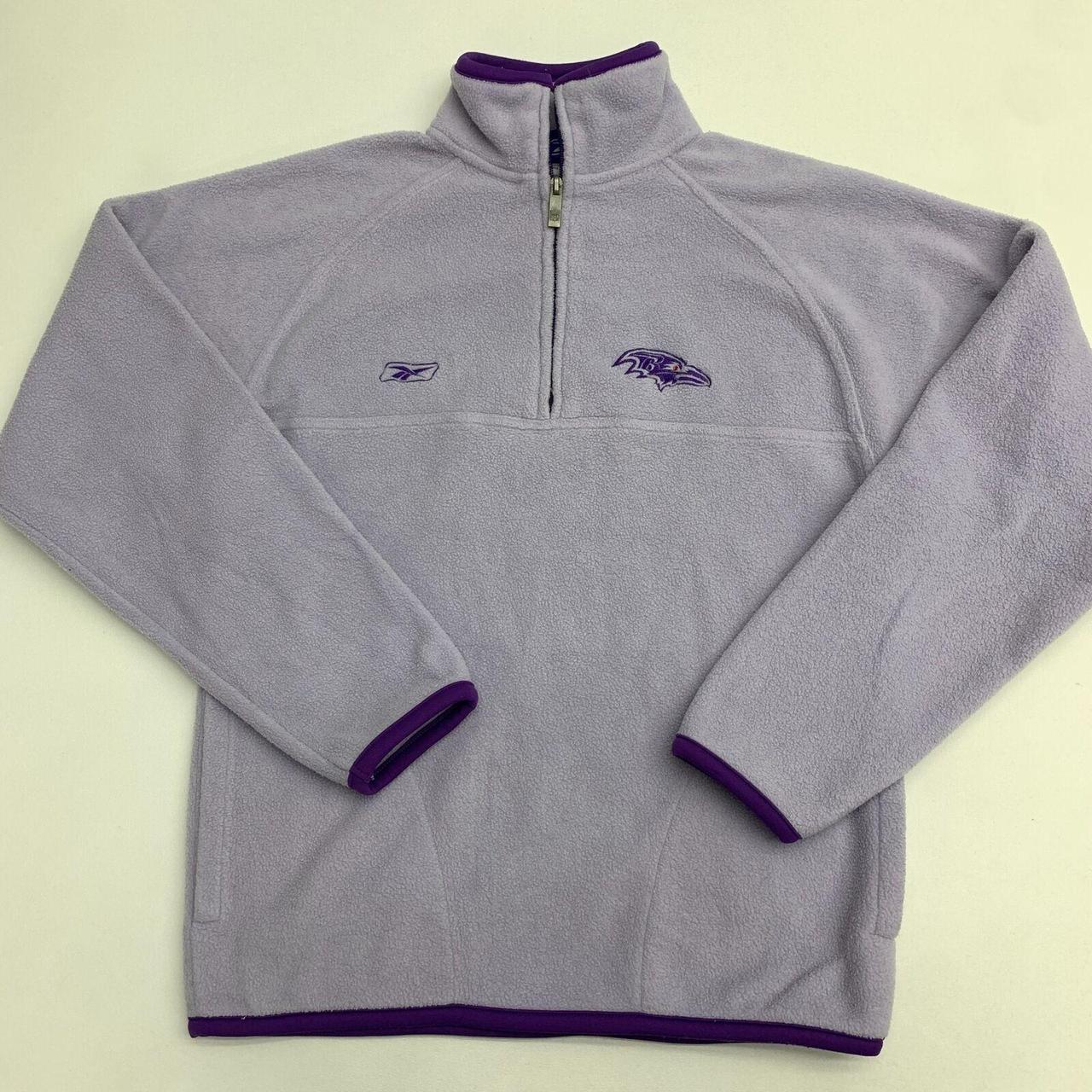 Reebok NFL Baltimore Ravens Fleece Jacket Youth - Depop