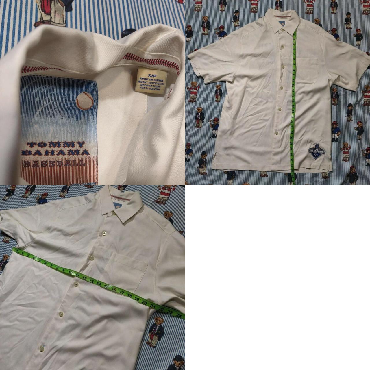 Vintage Tommy Bahama Mlb Load The Palms Camp Shirt Kc Royals Kansas City  Baseb