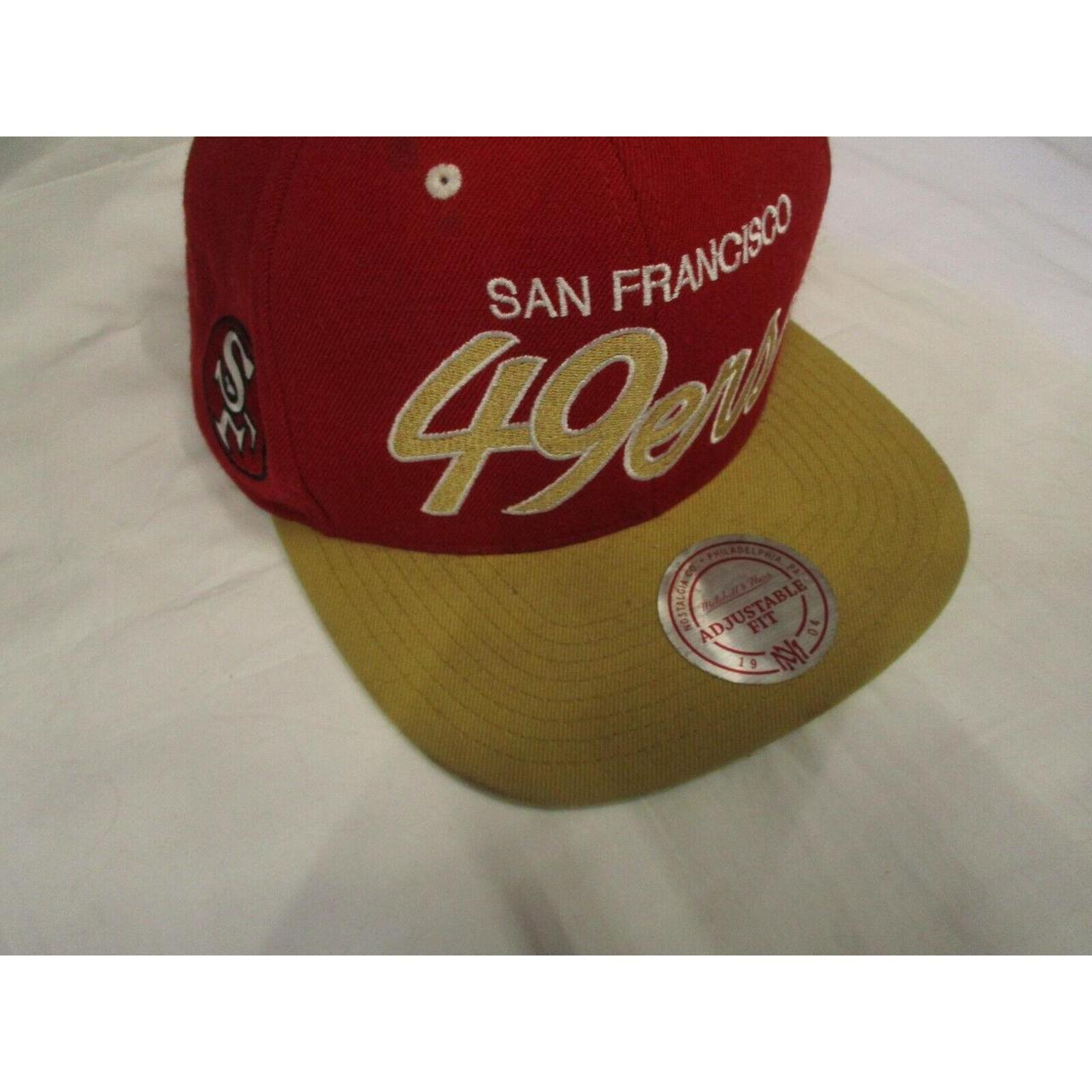 Vintage San Francisco 49ers Snapback Hat Mitchell and Ness Quality