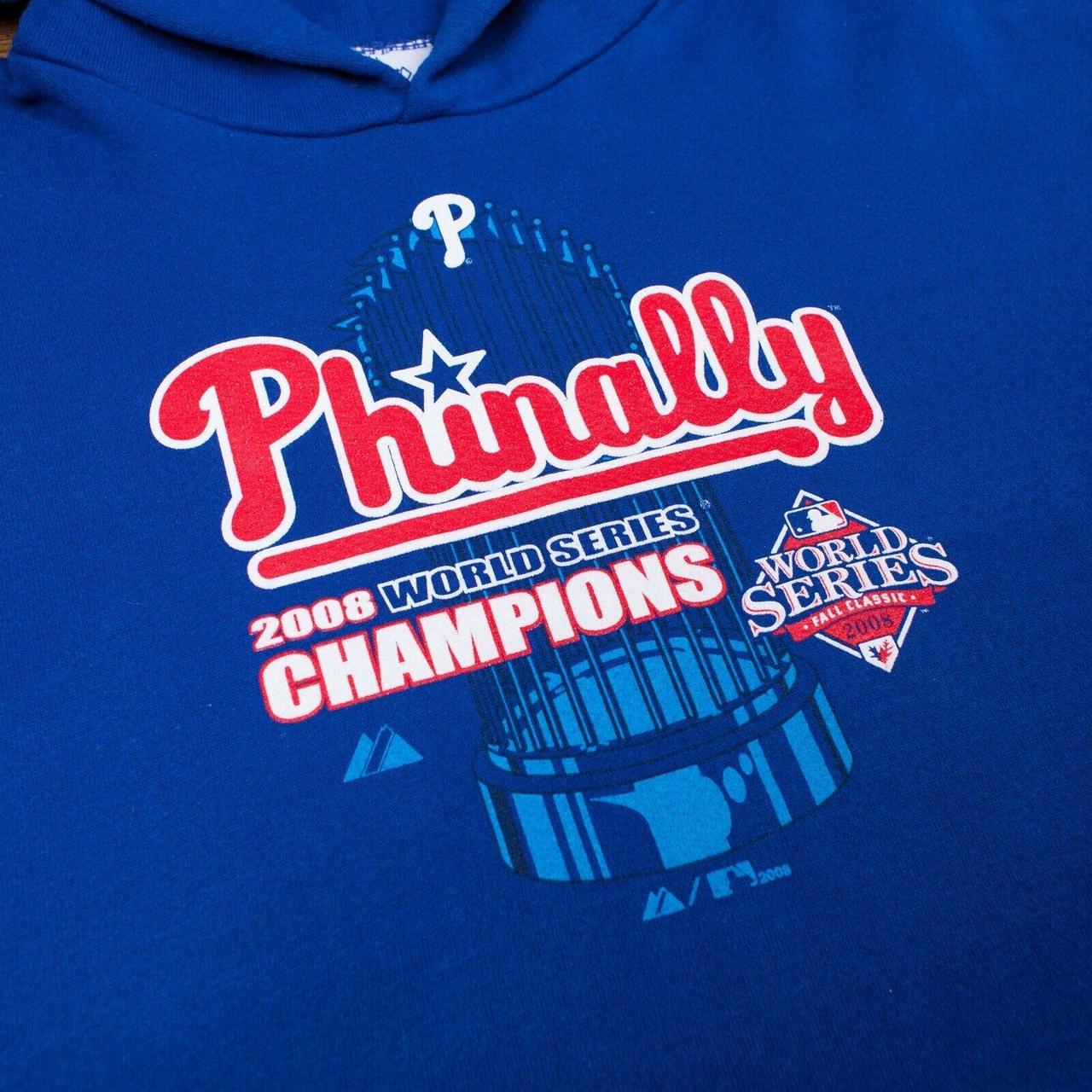 2008WorldSeries Champions Philadelphia Phillies Hooded Sweatshirt 