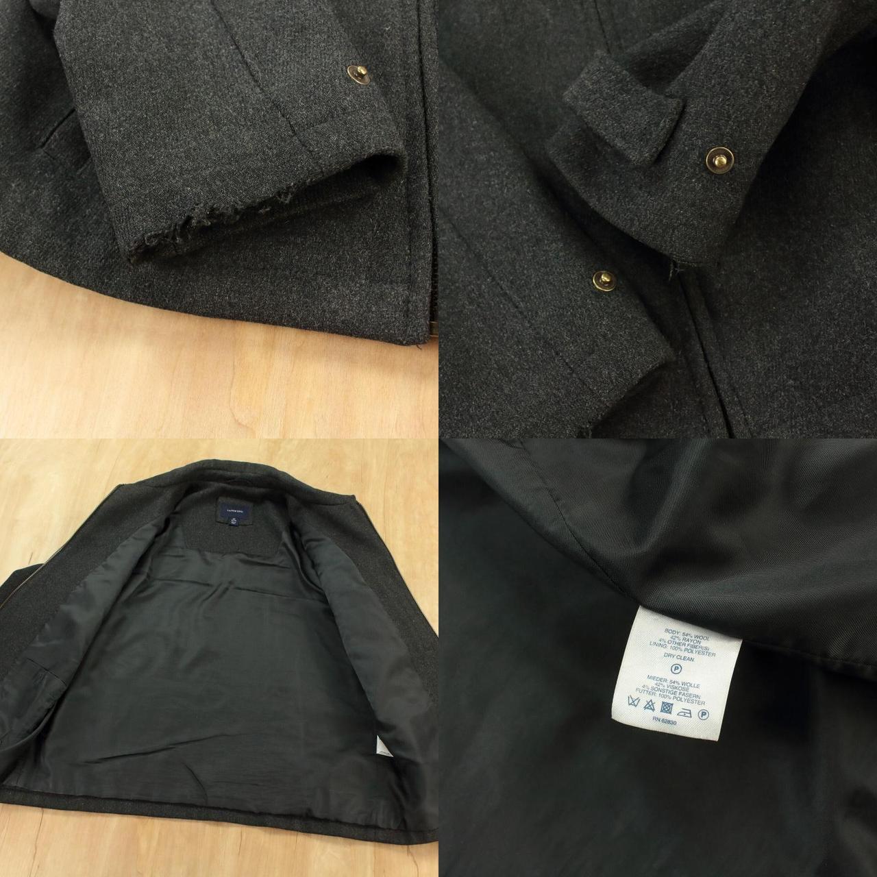 Lands' End men's wool blend jacket Medium 38-40 dark... - Depop