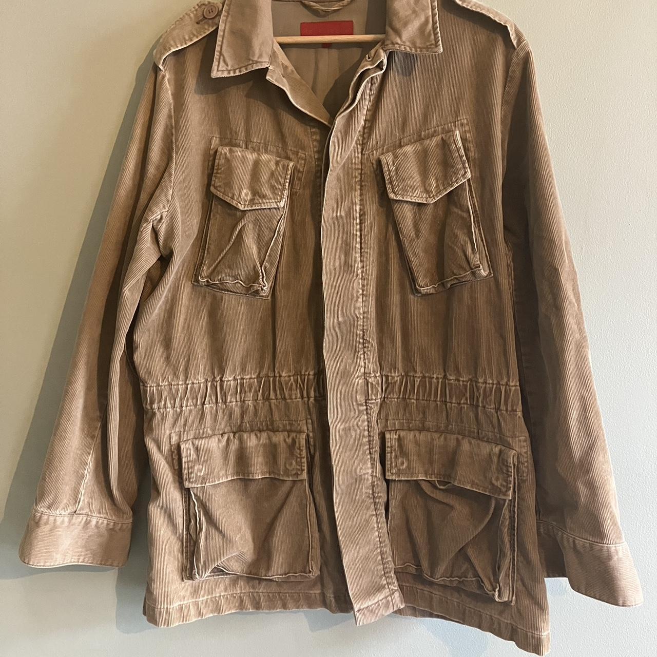 Large vintage FCUK Corduroy army-style