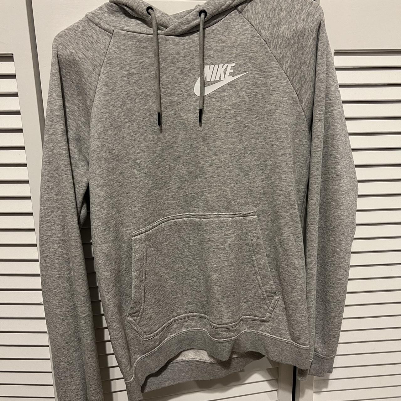junior grey nike hoodie