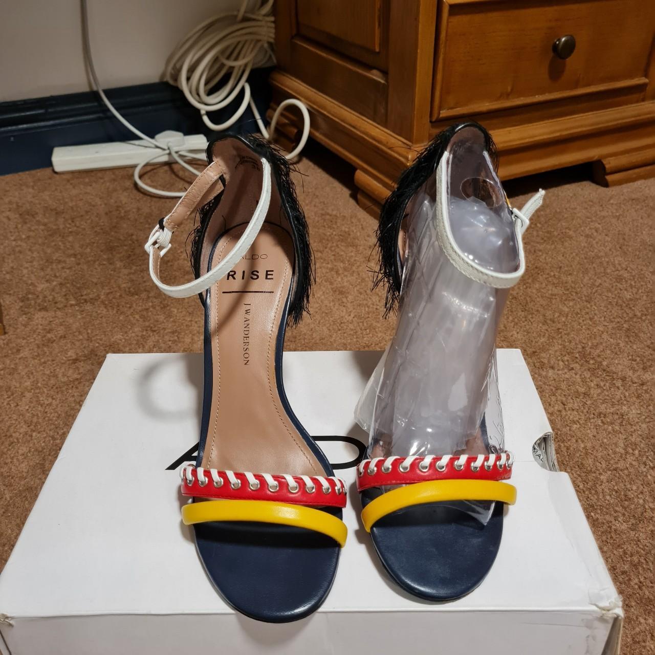 aldo navy blue heels