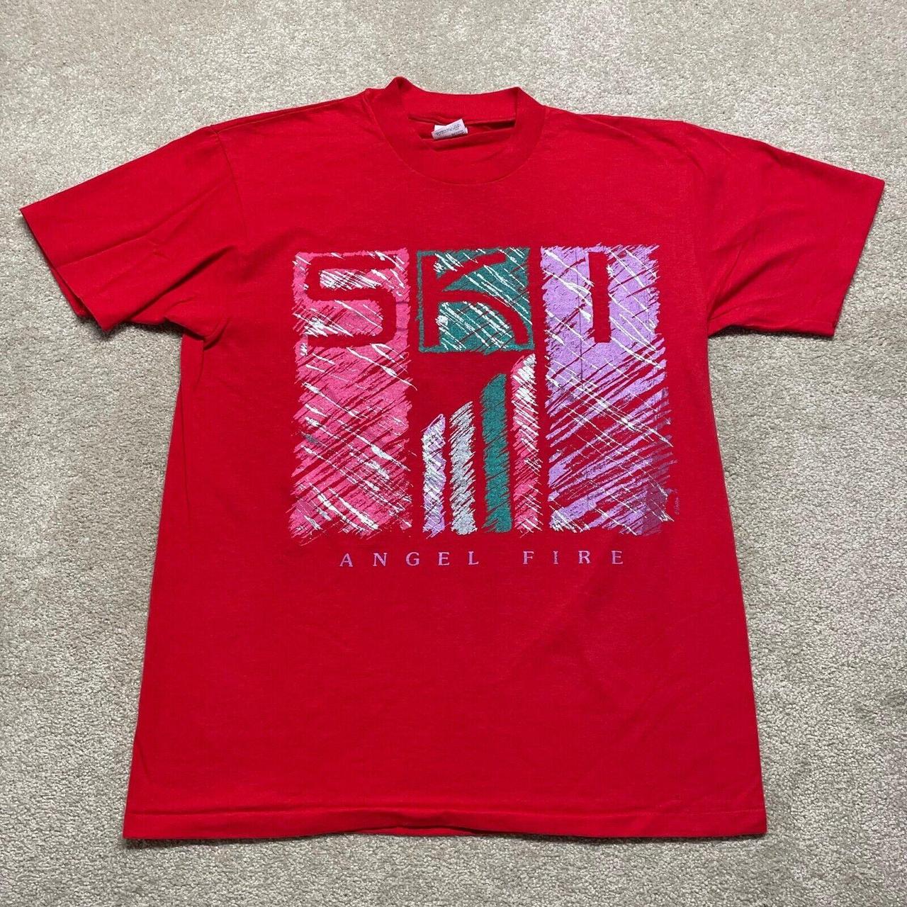 Ski Angel Fire New Mexico T Shirt Men Medium Adult... - Depop