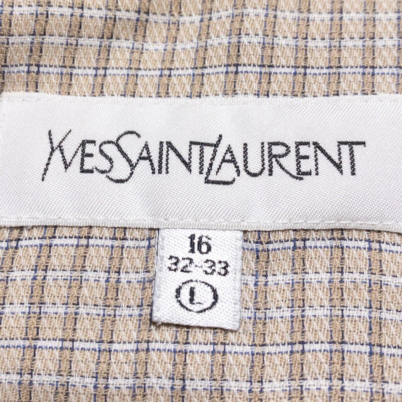 Vintage Yves Saint Laurent Shirt Men's Large Band... - Depop