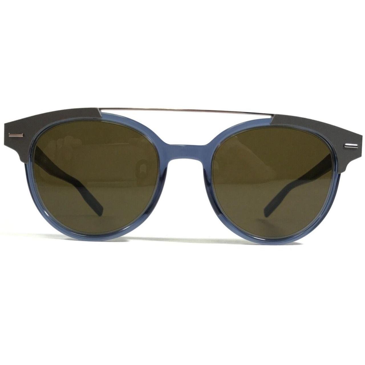 Dior Mens Black And Blue Sunglasses Depop 4248