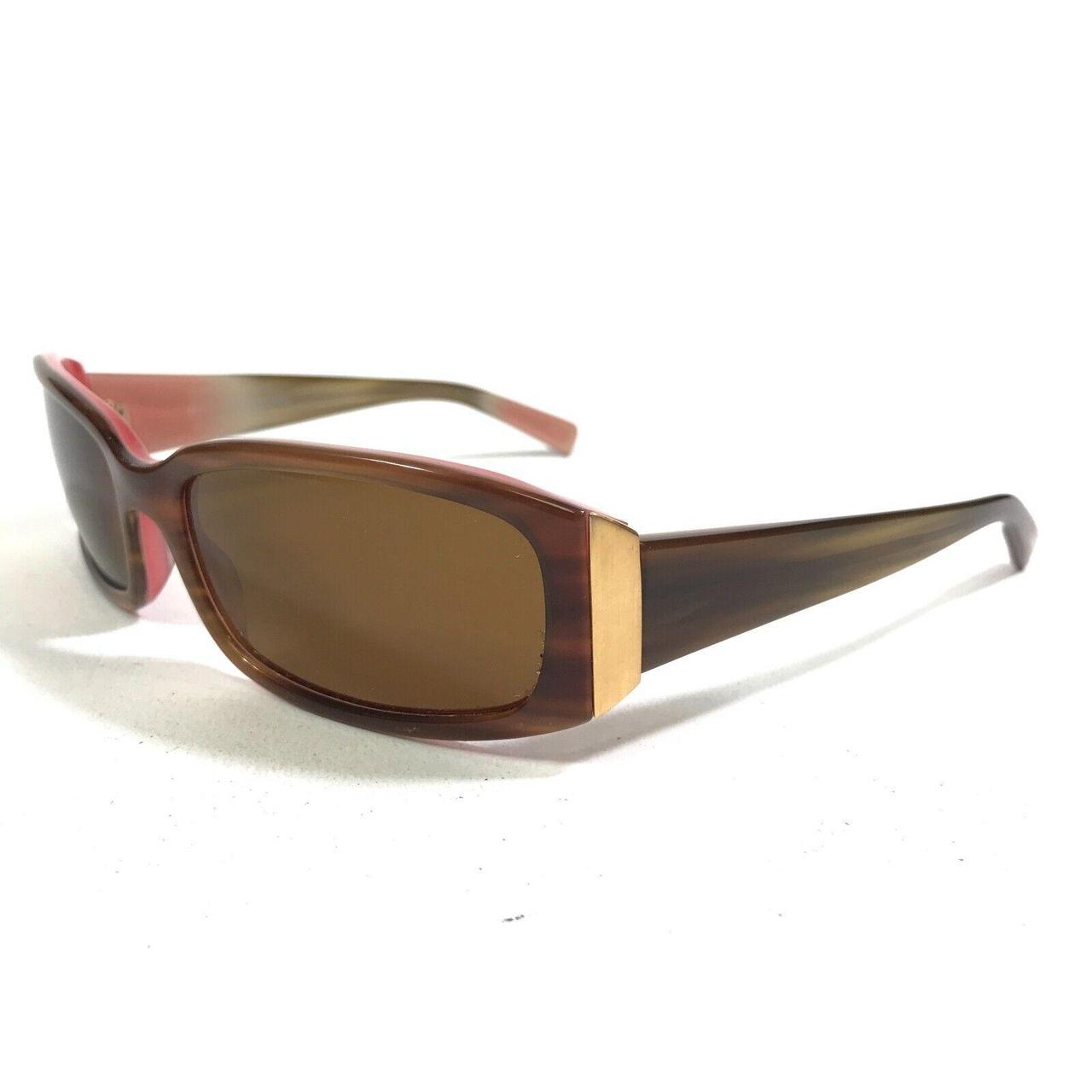 Oliver Peoples Women's Brown and Pink Sunglasses