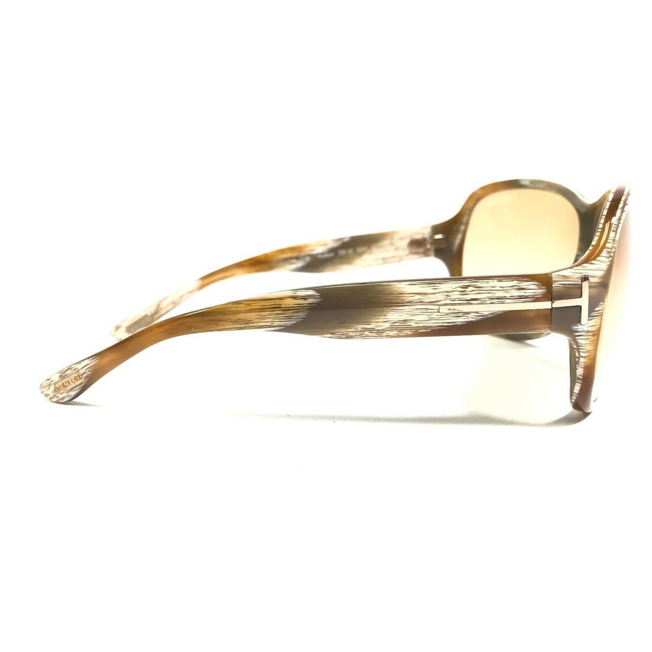 TOM FORD Women's White and Brown Sunglasses (3)