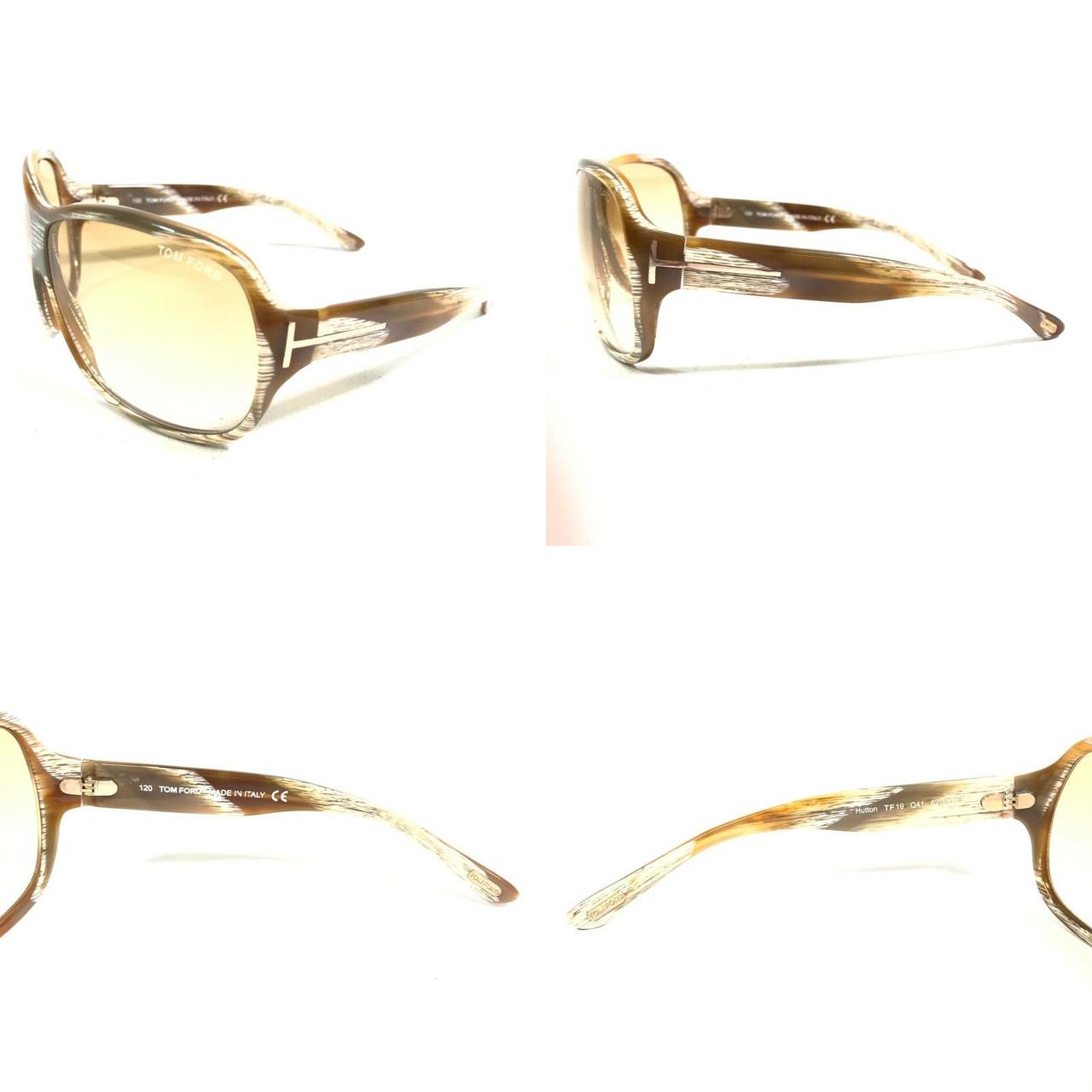 TOM FORD Women's White and Brown Sunglasses (4)