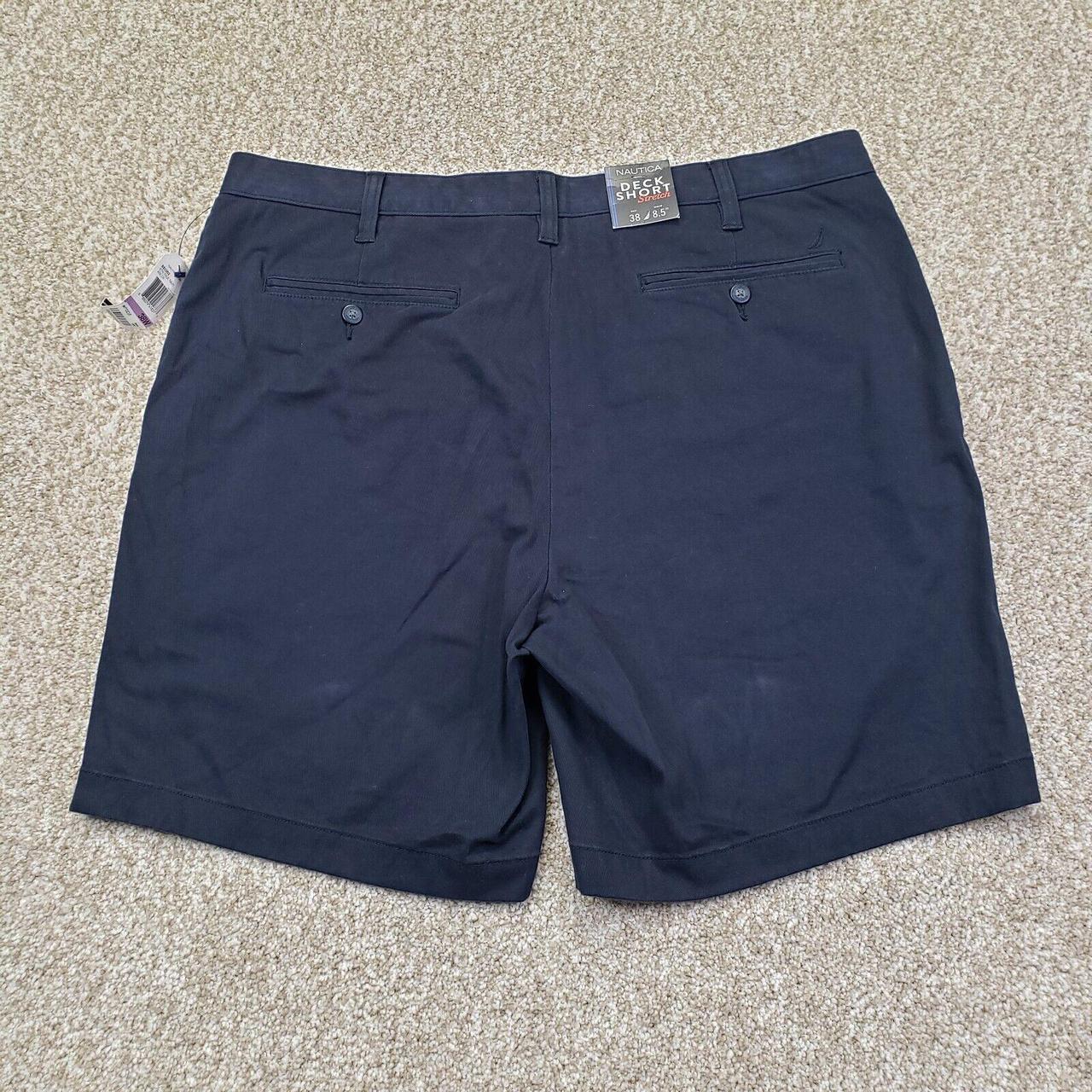 Nautica Men's Navy and Blue Shorts | Depop