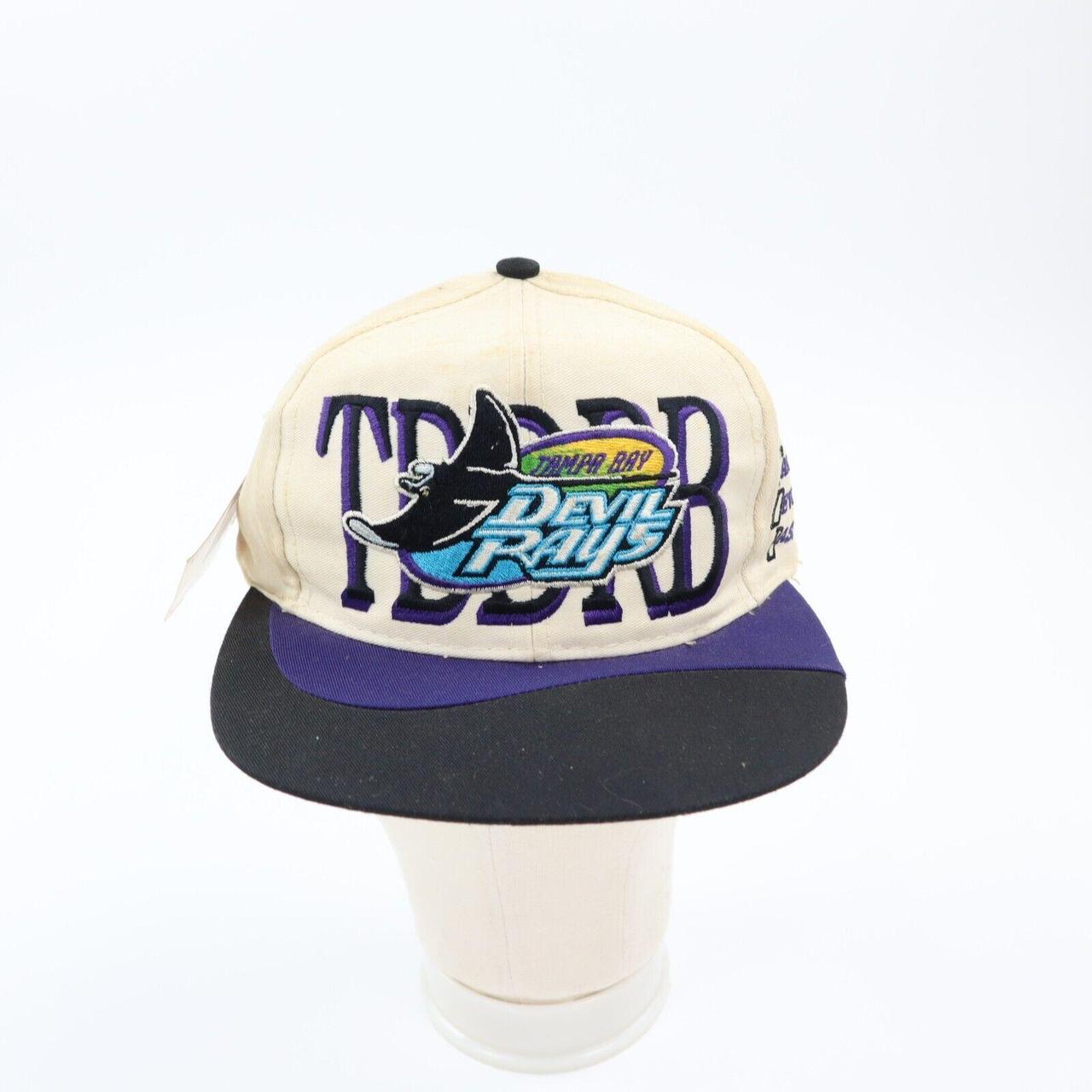 Vintage 90s Tampa Bay Devil Rays Baseball Hat Cap - Depop