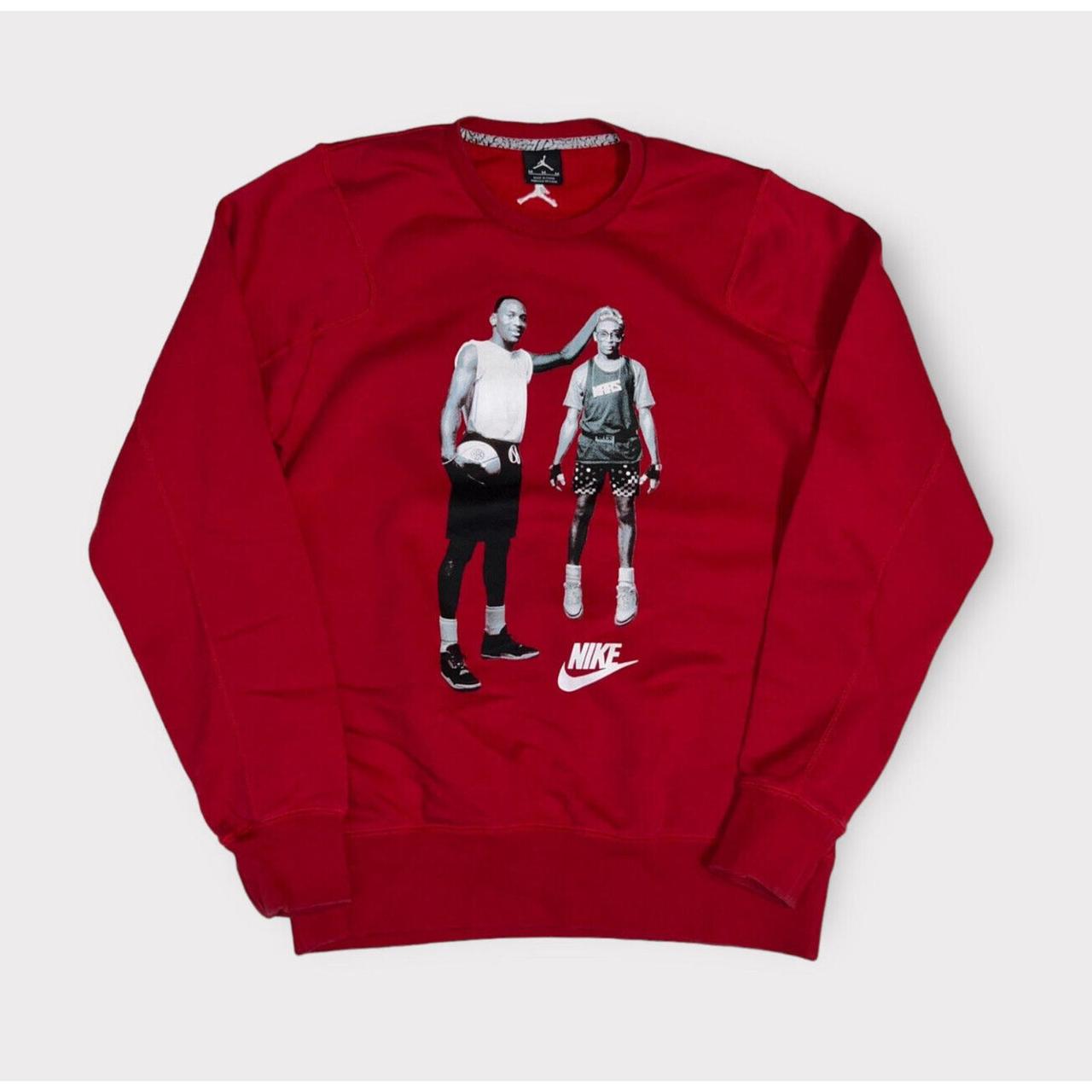 Nike Air Jordan Sweatshirt Adult Medium Red... -