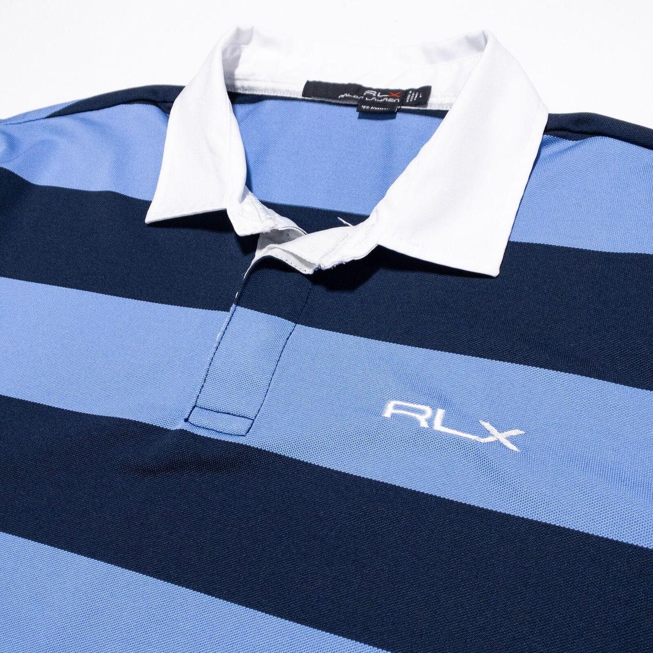 RLX Ralph Lauren Men's Blue Polo-shirts | Depop