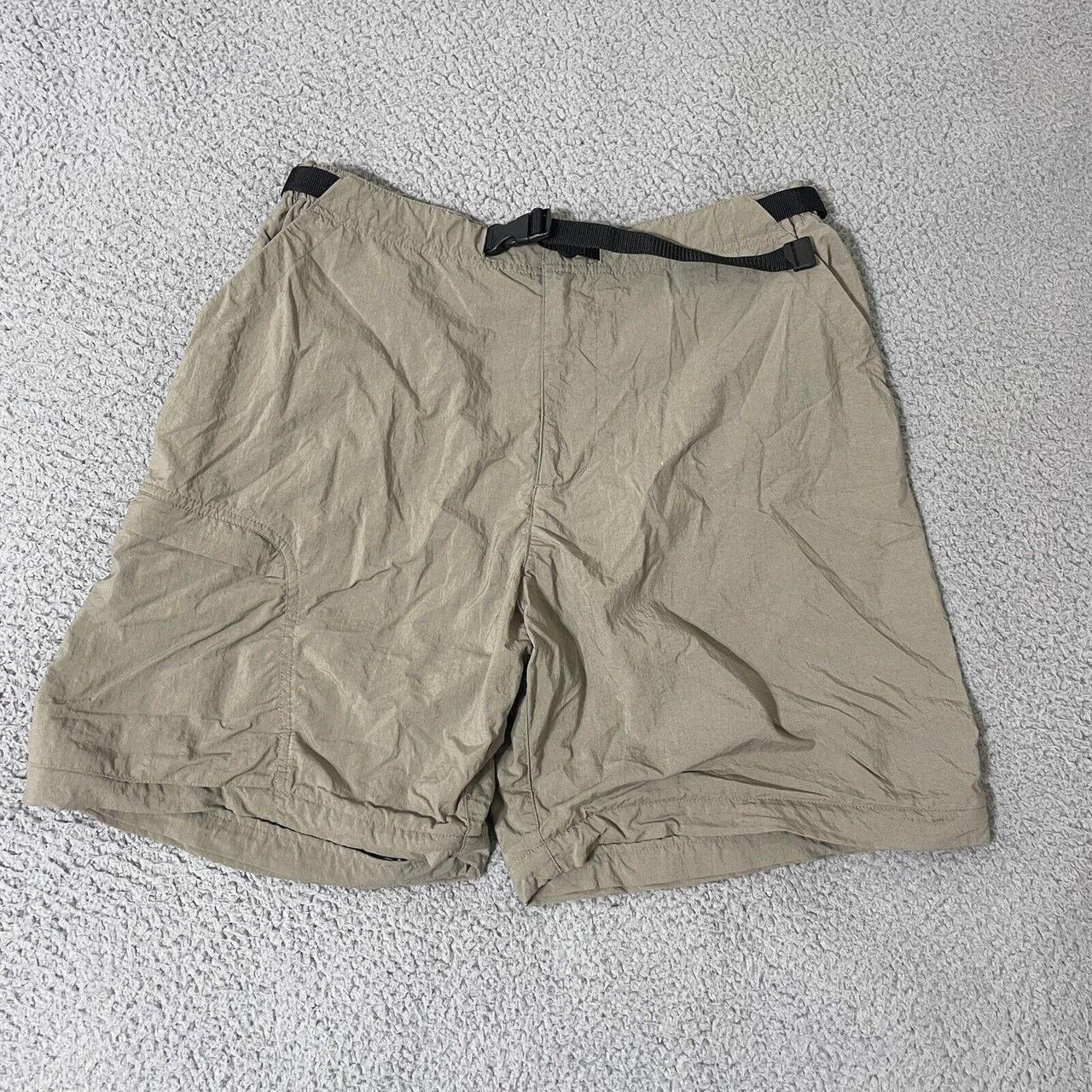 REI Womens Shorts Biege Size Large Buckle Belt Loop... Depop