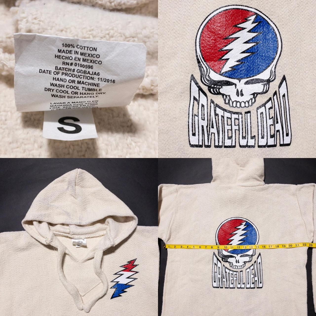 Grateful Dead Baja Hoodie Men's Small Sweatshirt... Depop