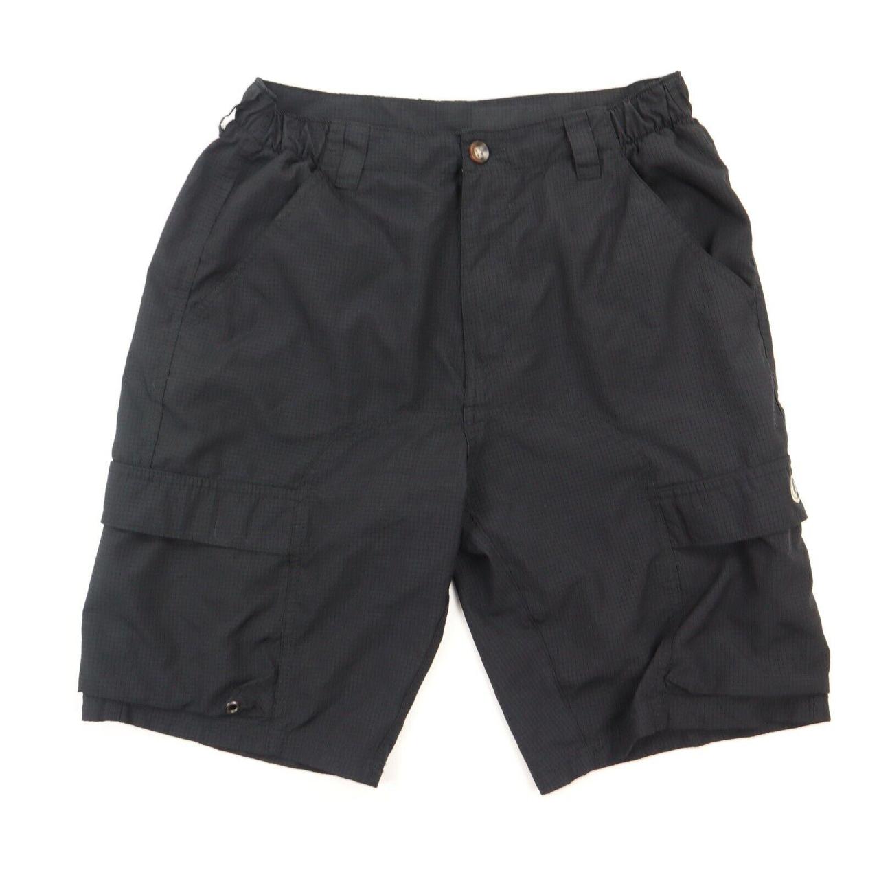 Mossy Oak Men's 10" Cargo Shorts Black 34 EUC Size... Depop