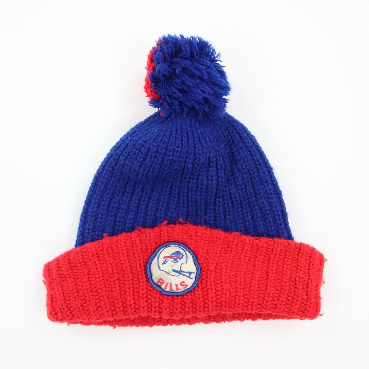 Buffalo Bills Retro Men's New Era Knit Pom Hat