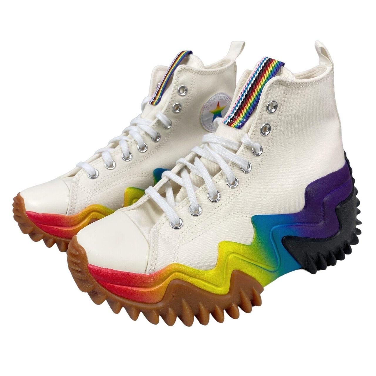 Converse Run Star Motion Hi 'Pride' (Men 8 / Women... - Depop