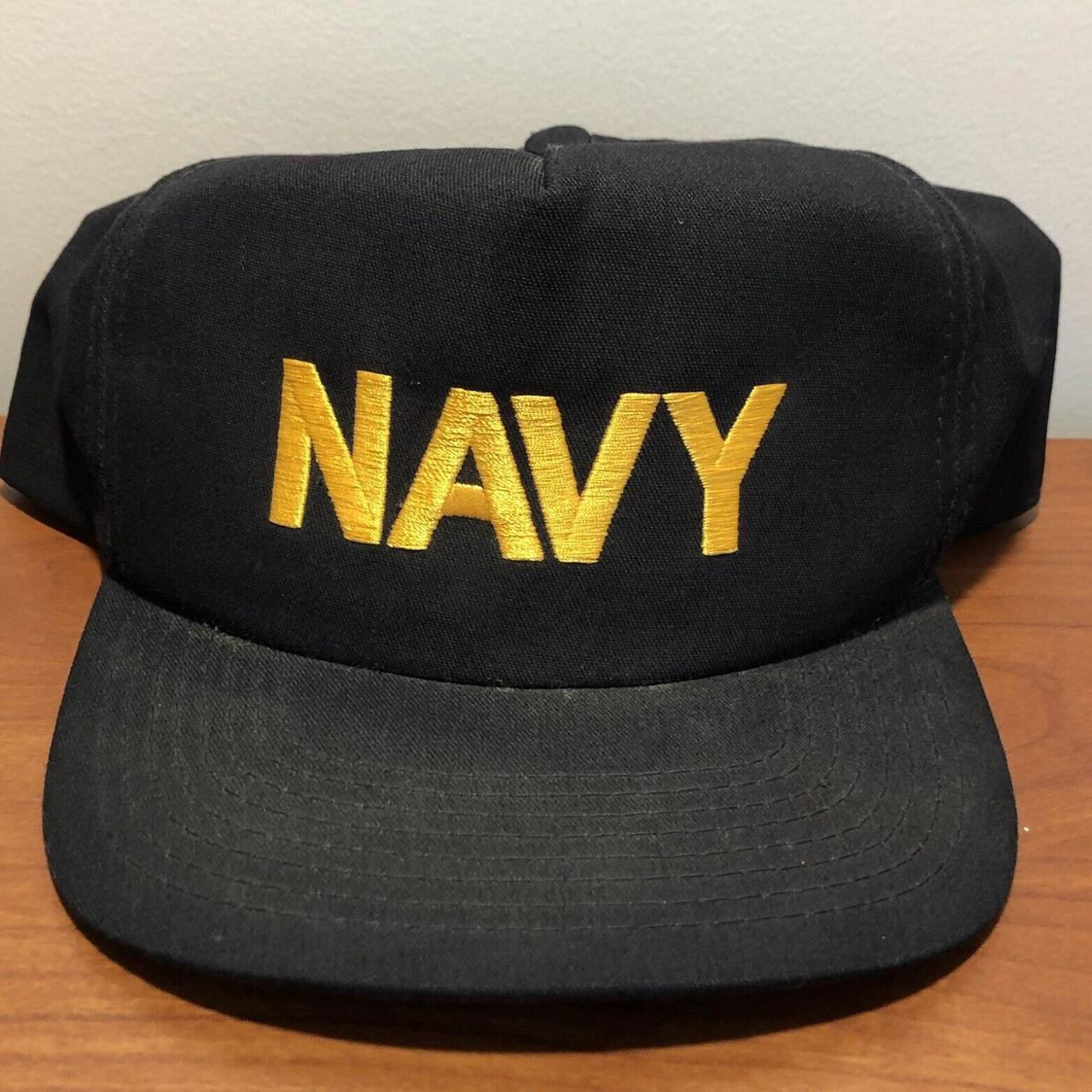 US NAVY Hat Baseball Snapback Cap Black Adult... - Depop