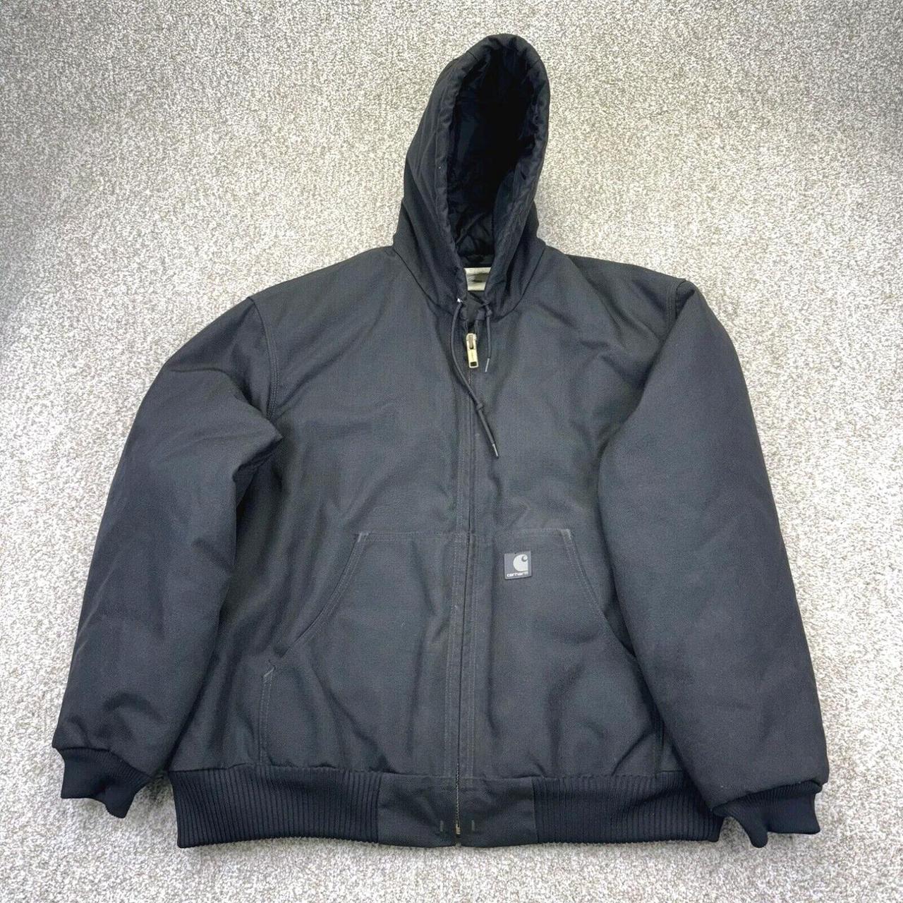 Carhartt J133 BLK Extreme Jacket Full Zip Hooded. Depop