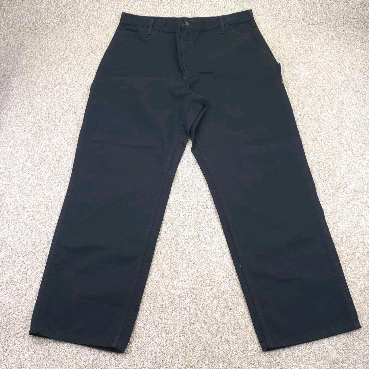 Carhartt B11 Black Canvas Carpenter Work Pants Mens. Depop