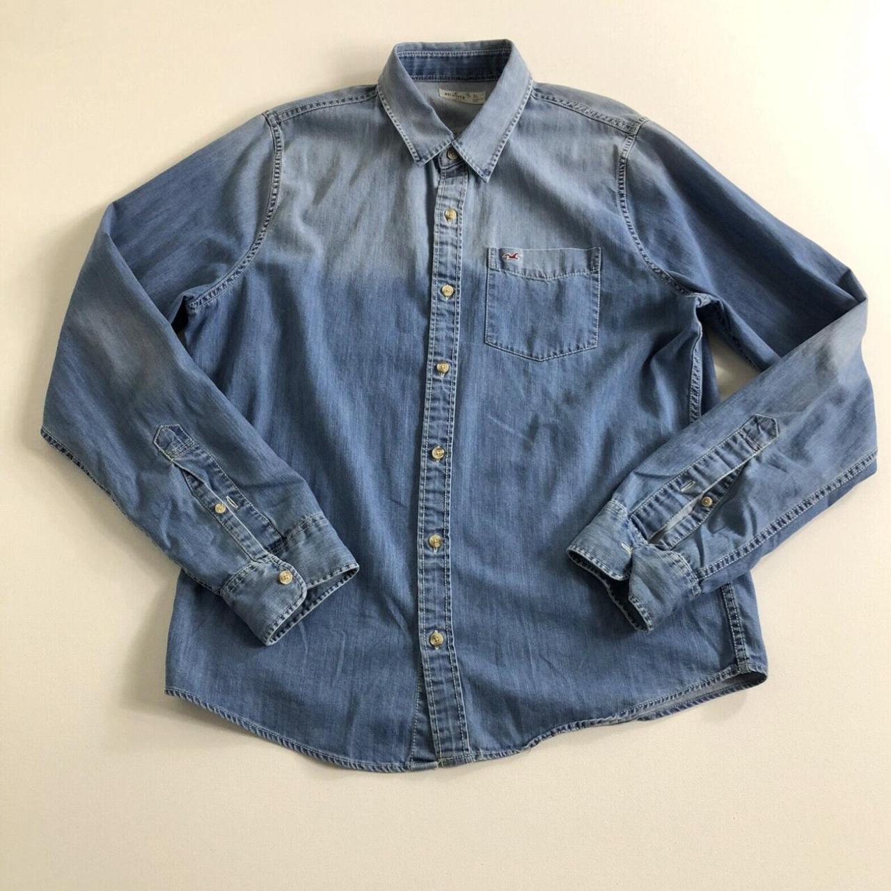 Hollister denim fashion shirt