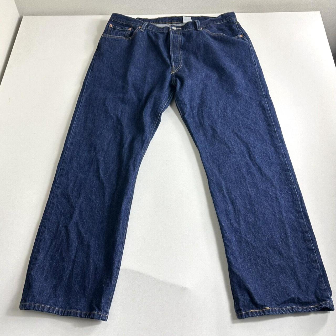 Levis 501 Jeans Mens 42x32 Straight Leg Medium Wash. Depop