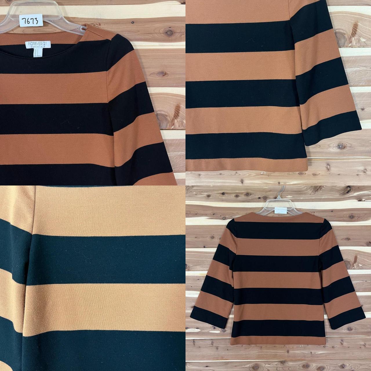 Forever 21 Women's Orange and Black Sweatshirt (4)
