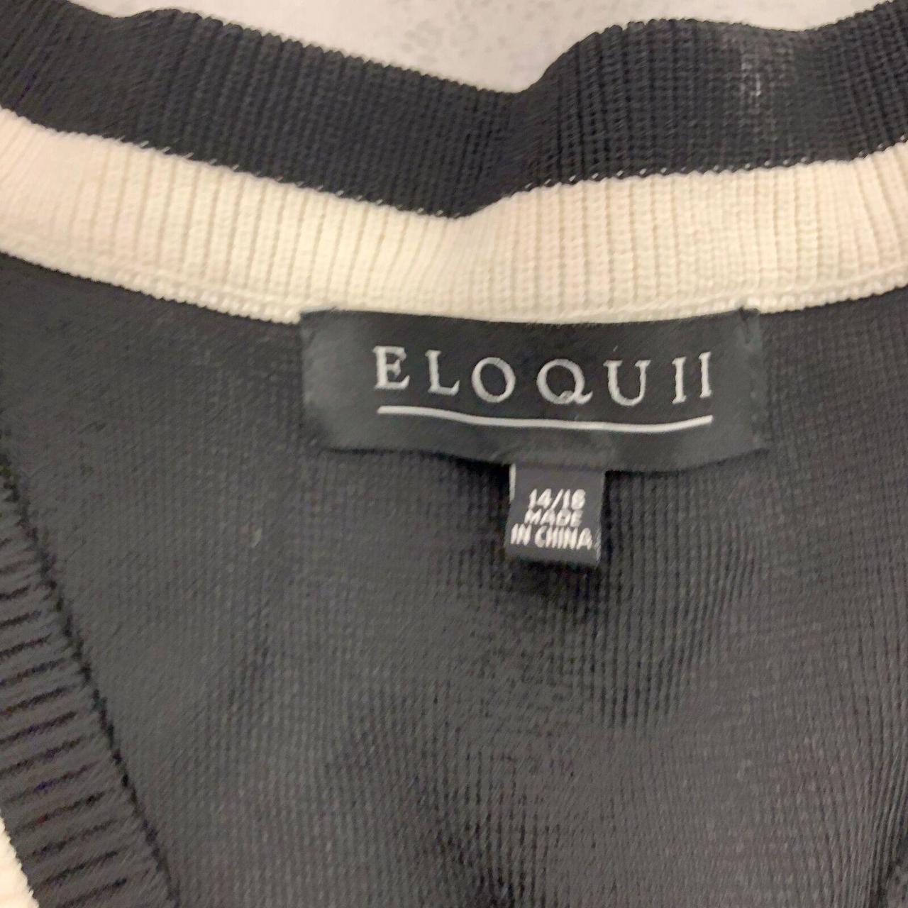 Eloquii Women's Black Cardigan (3)