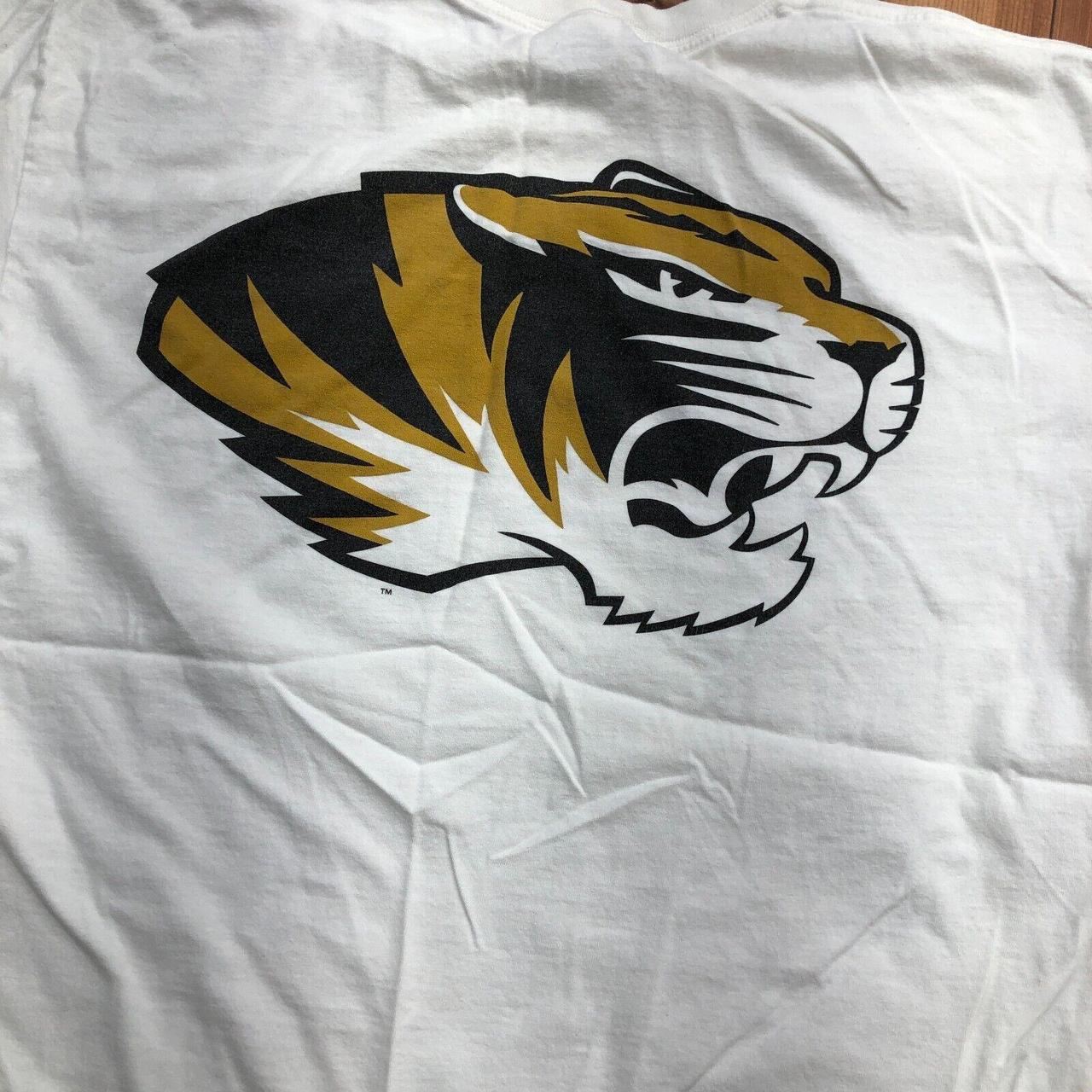 Nike Missouri Tigers White Logo Short Sleeve T Shirt