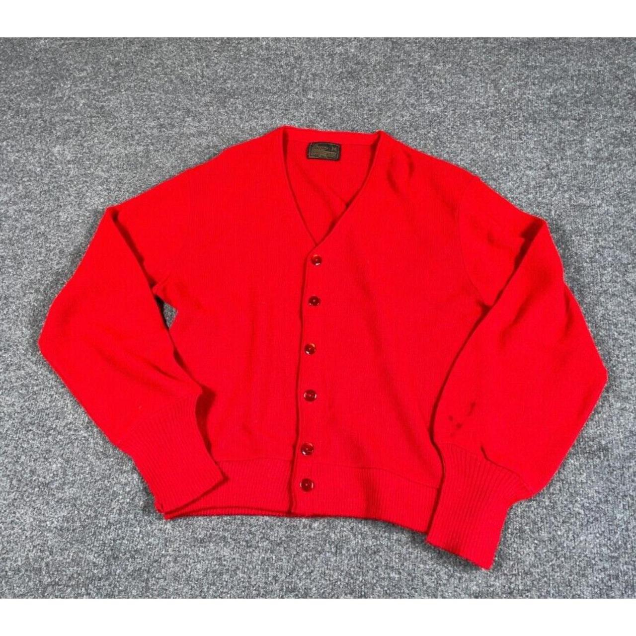 jcpenney red cardigan