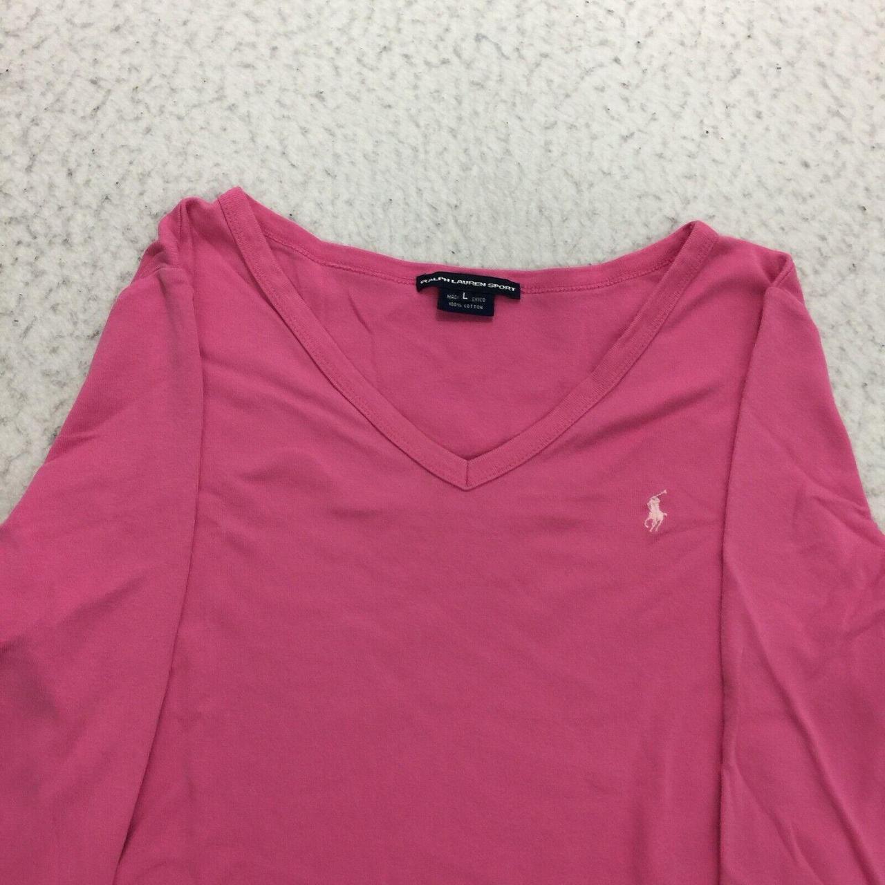 Polo Ralph Lauren Women's Pink Sweatshirt | Depop