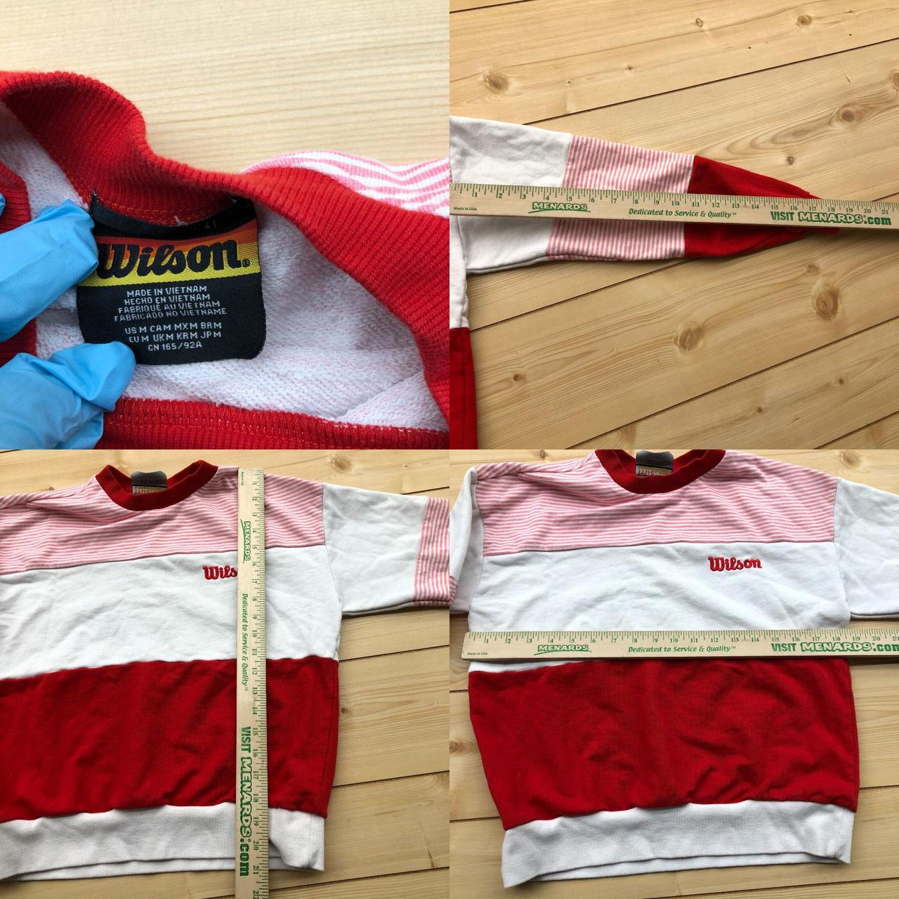 Filson Women's Red and White Sweatshirt (4)