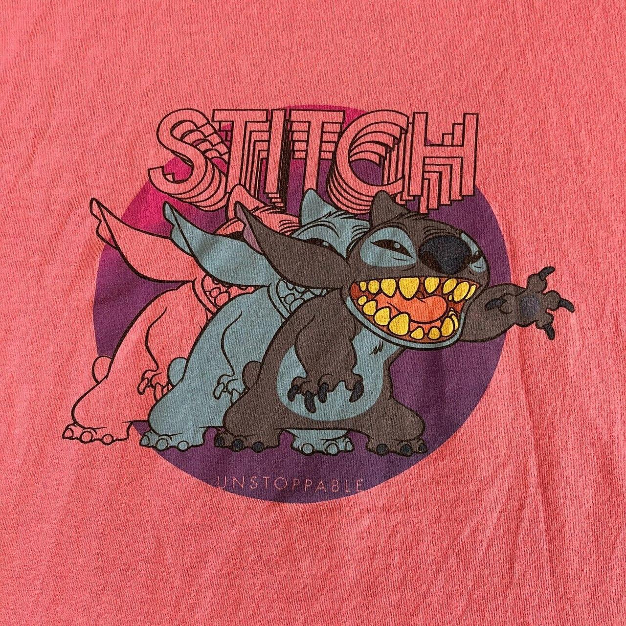 STITCH UNSTOPPABLE TEE - PINK