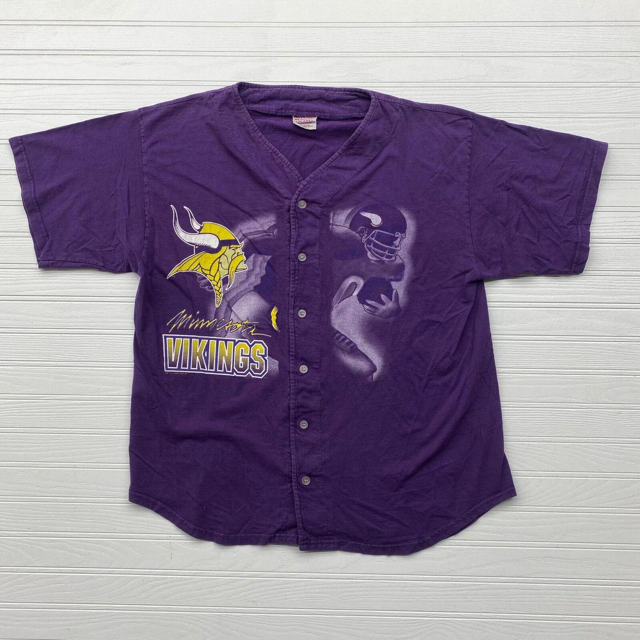 minnesota vikings button up shirt