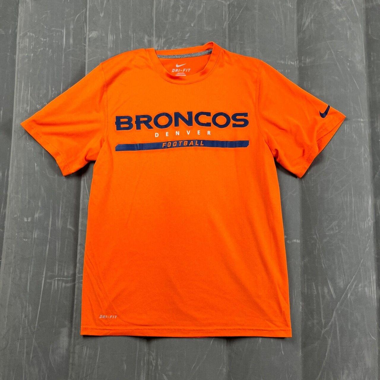 Nike Dri-Fit NFL Denver Broncos Football T-shirt- - Depop