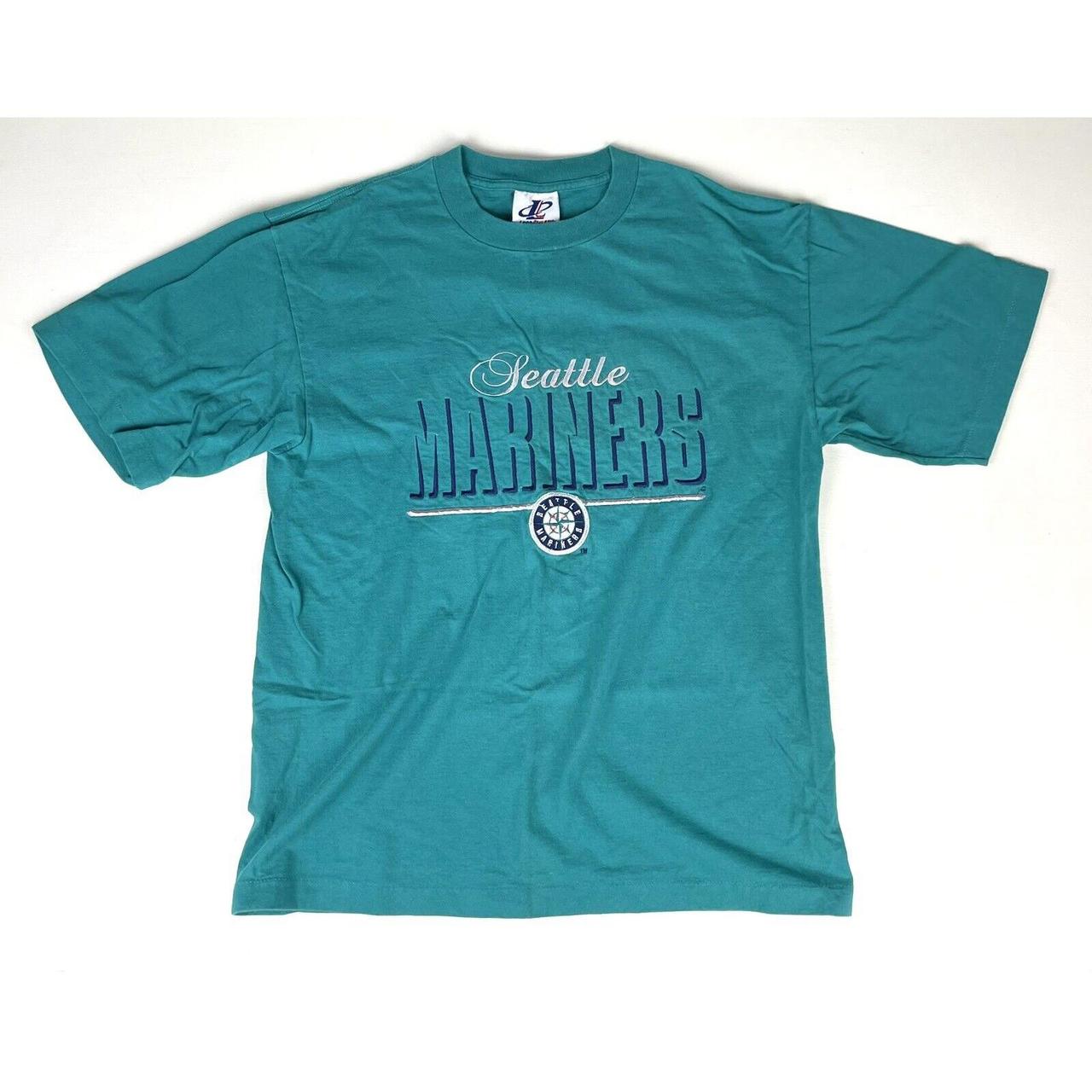 Seattle Mariners retro T-shirt with stitched on - Depop