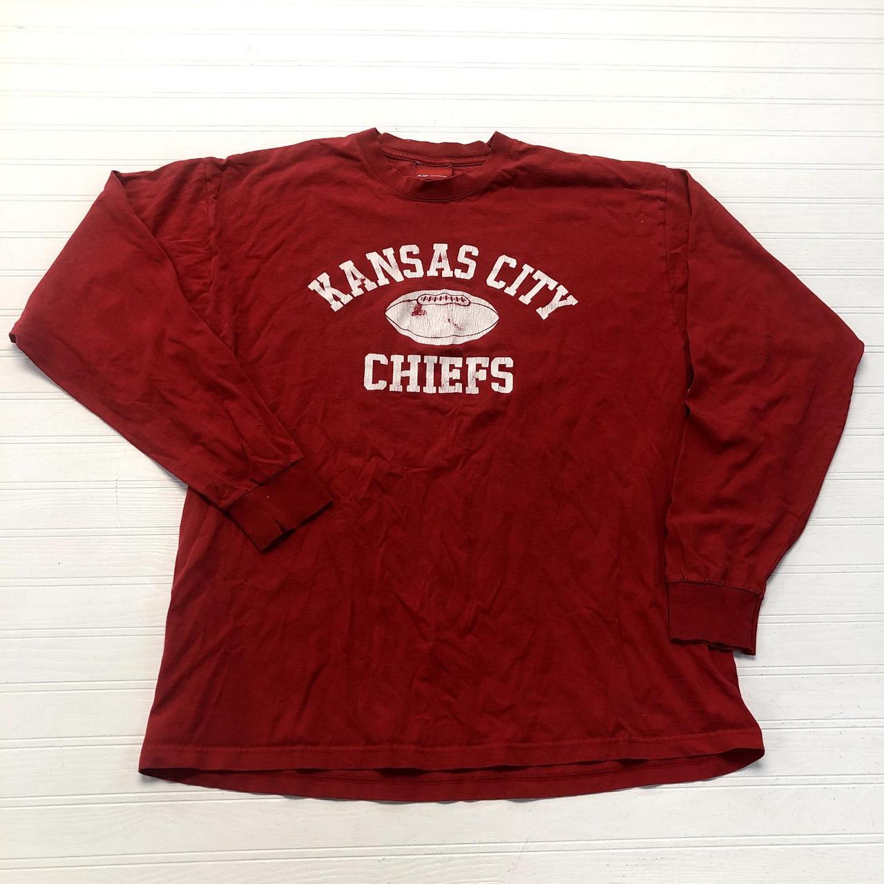 Kansas City Chiefs Long Sleeve Tshirt Men's Size - Depop