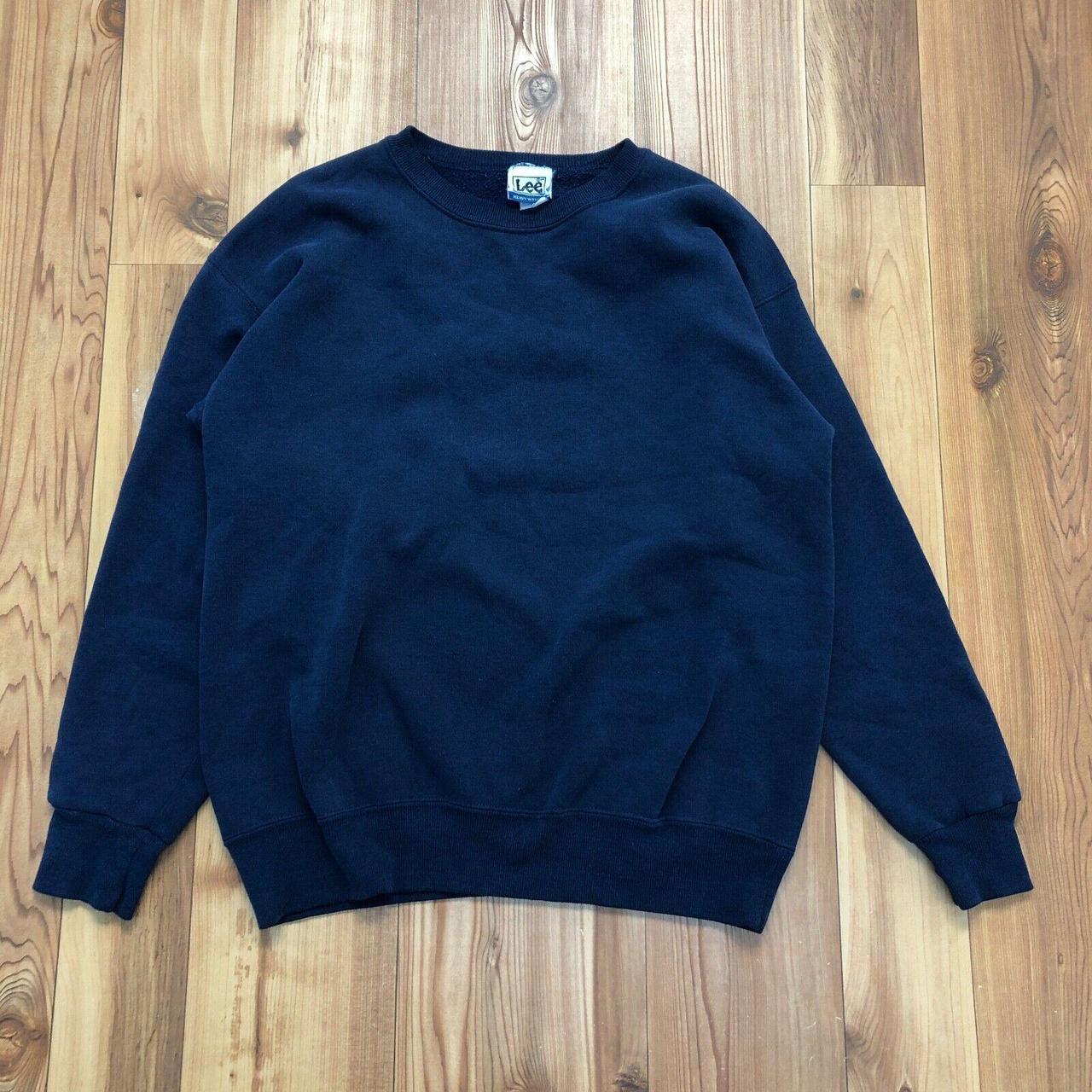 Vintage Men's Sweatshirt - Navy - L