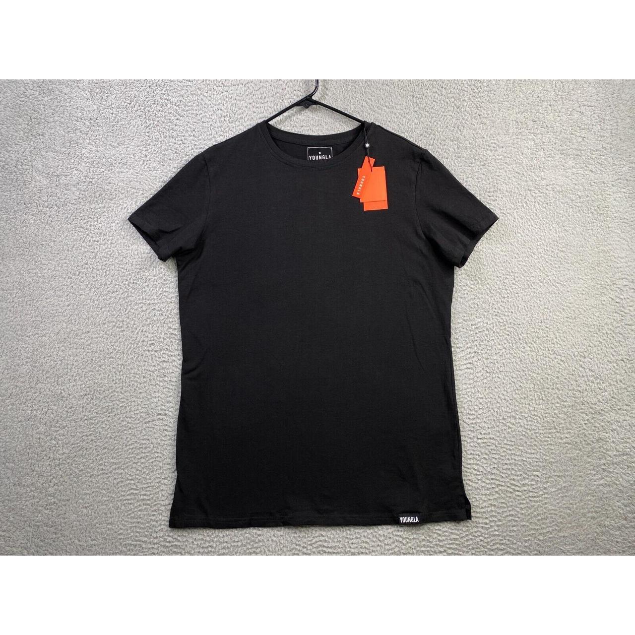 YoungLA Shirt Mens Large Black Short Sleeve Tee... - Depop