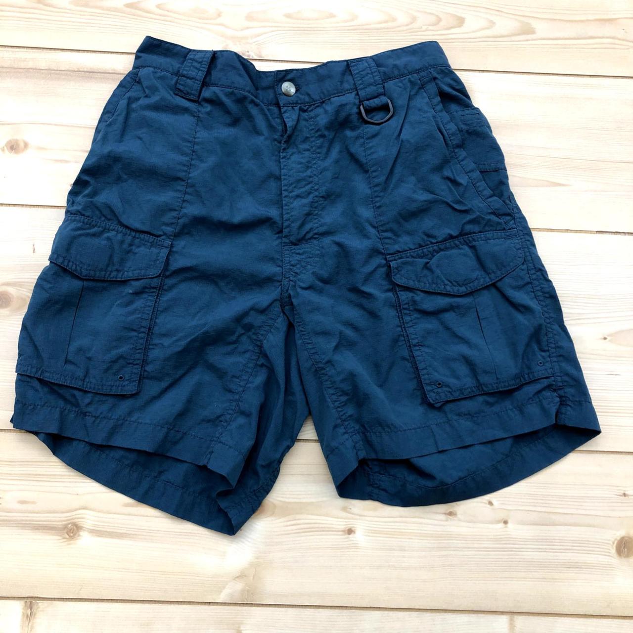 Vintage Columbia Blue Lined Flat Front Cargo Fishing - Depop