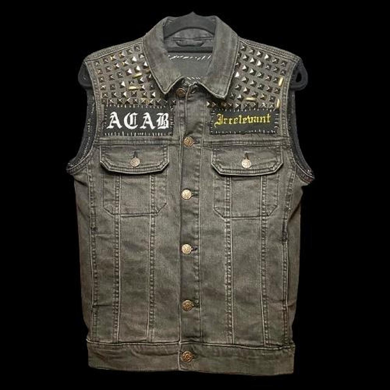 Custom Punk Vest/patches 