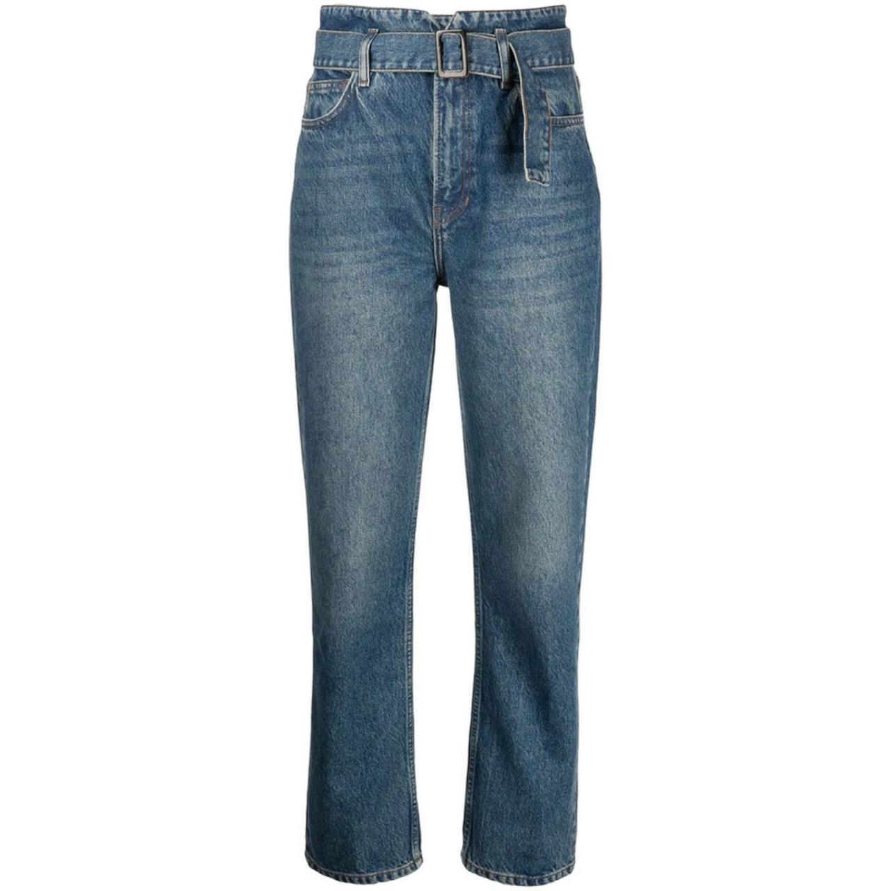 Reformation Cynthia Belted High newest Rise Straight Jeans (Kama)