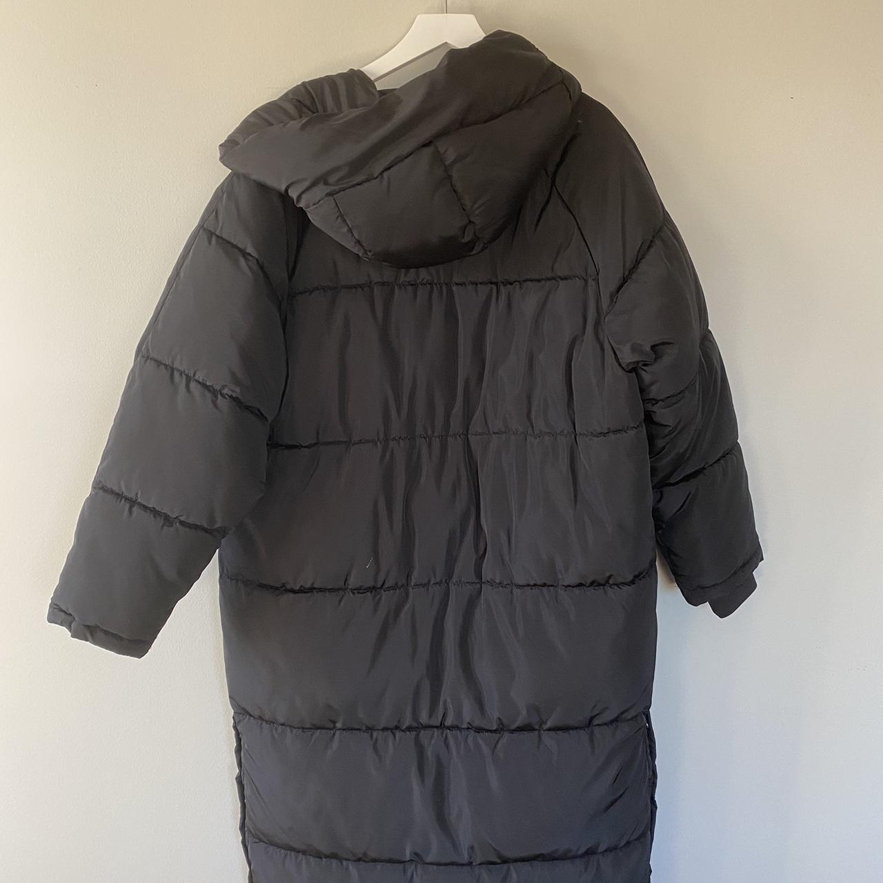 Zara Extra Long Puffer - womens US M. Runs large -... - Depop