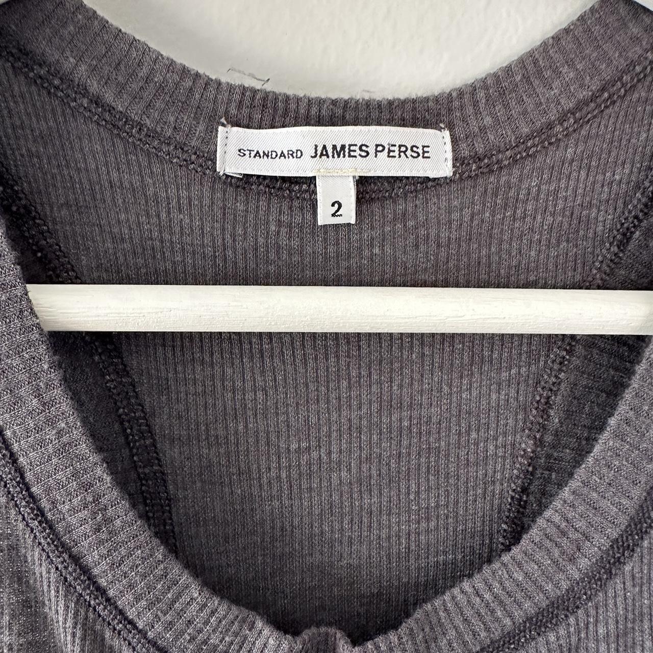 James Perse Women's Grey Vest | Depop