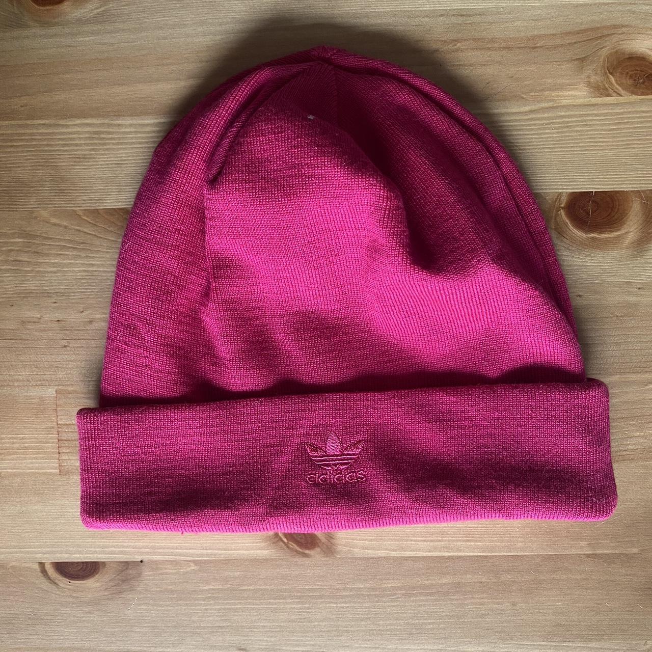 Adidas neon pink beanie sale