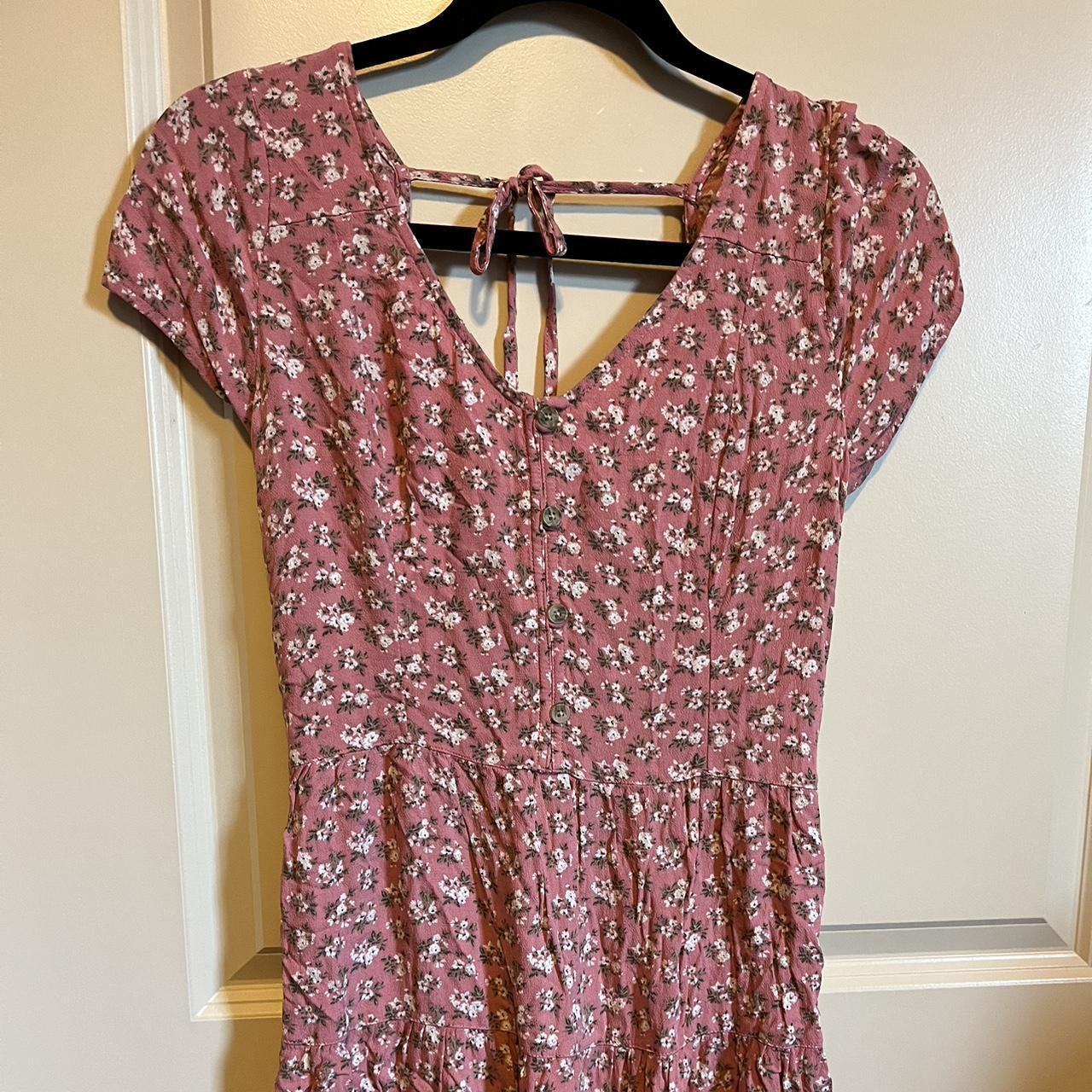 Hollister Co. Women's Pink Dress Depop